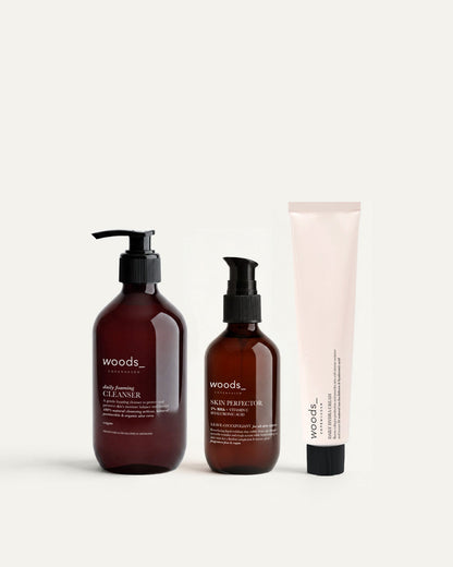 Woods Copenhagen Daily Facial Routine – vegansk og økologisk gaveide