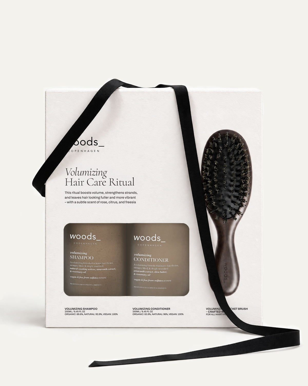 Woods Copenhagen Volumizing Hair Care Ritual – hårplejesæt til volumen