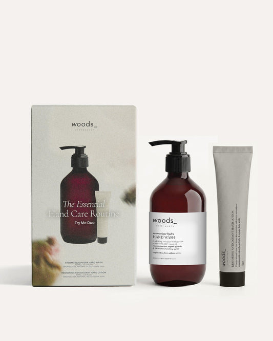 Woods Copenhagen The Essential Hand Care Routine – prøvesæt til håndpleje