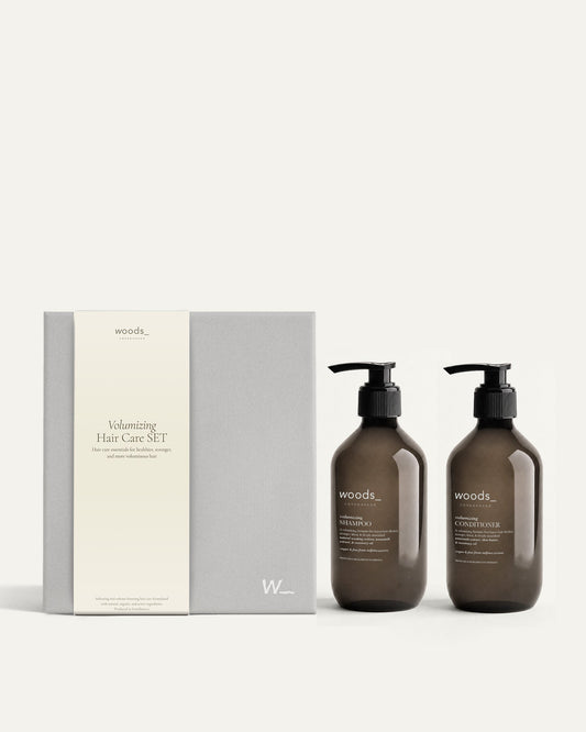 Woods Copenhagen Volumizing Hair Care Set – gavesæt med shampoo og balsam